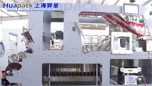 ماكينة تعبئة أكياس ستاند اب بفوهة HFFS ذات فوهة واحدة