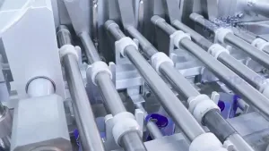 ماكينة تعبئة أكياس جاهزة بمحرك سيرفو ذات أربع فوهات