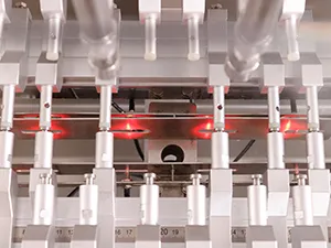 ماكينة تعبئة أكياس جاهزة ذات أربع فوهات