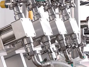 ماكينة تعبئة أكياس جاهزة ذات أربع فوهات