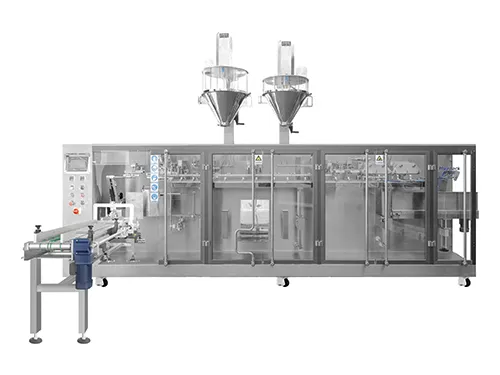 ماكينة تعبئة أكياس جاهزة ذات فوهة واحدة ووحدة تغذية للأكياس (3000 مل)