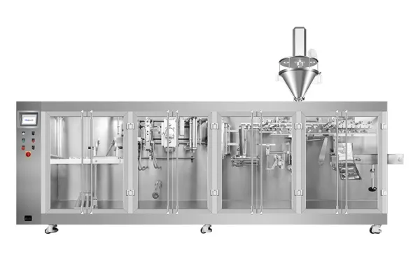 ماكينة تعبئة أكياس مسطحة HFFS ذات فوهة واحدة