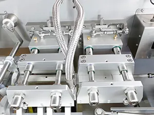 ماكينة تعبئة أكياس رول ستوك ذات فوهتين