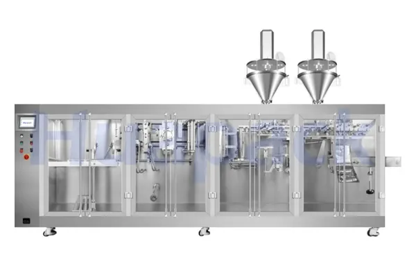 ماكينة تعبئة أكياس سحاب HFFS ذات فوهة تعبئة واحدة