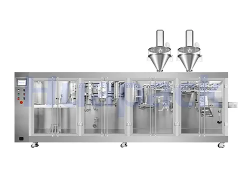ماكينة تعبئة أكياس سحاب HFFS ذات فوهة تعبئة واحدة