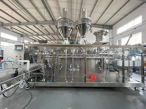 ماكينة تعبئة أكياس جاهزة ذات محرك سيرفو ذات فوهة واحدة