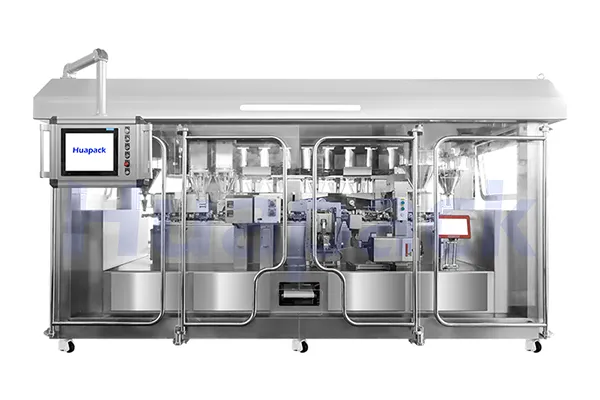 ماكينة تعبئة أكياس مرنة ذات محرك سيرفو (حركة مستمرة)